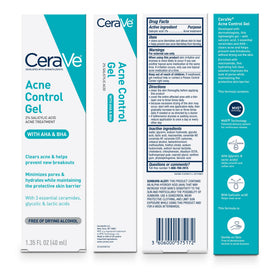 CeraVe bottle held in hand for scale, travel-friendly size and easy storage benefit