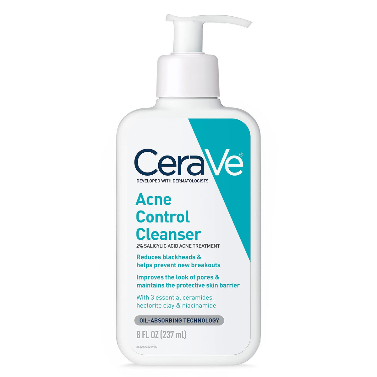 CeraVe front packaging showing product and clear clinical labeling for trust