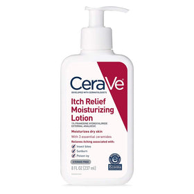 CeraVe front packaging showing product and quick relief promise