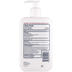 CeraVe lotion texture on hand from pump illustrating fast-absorbing feel