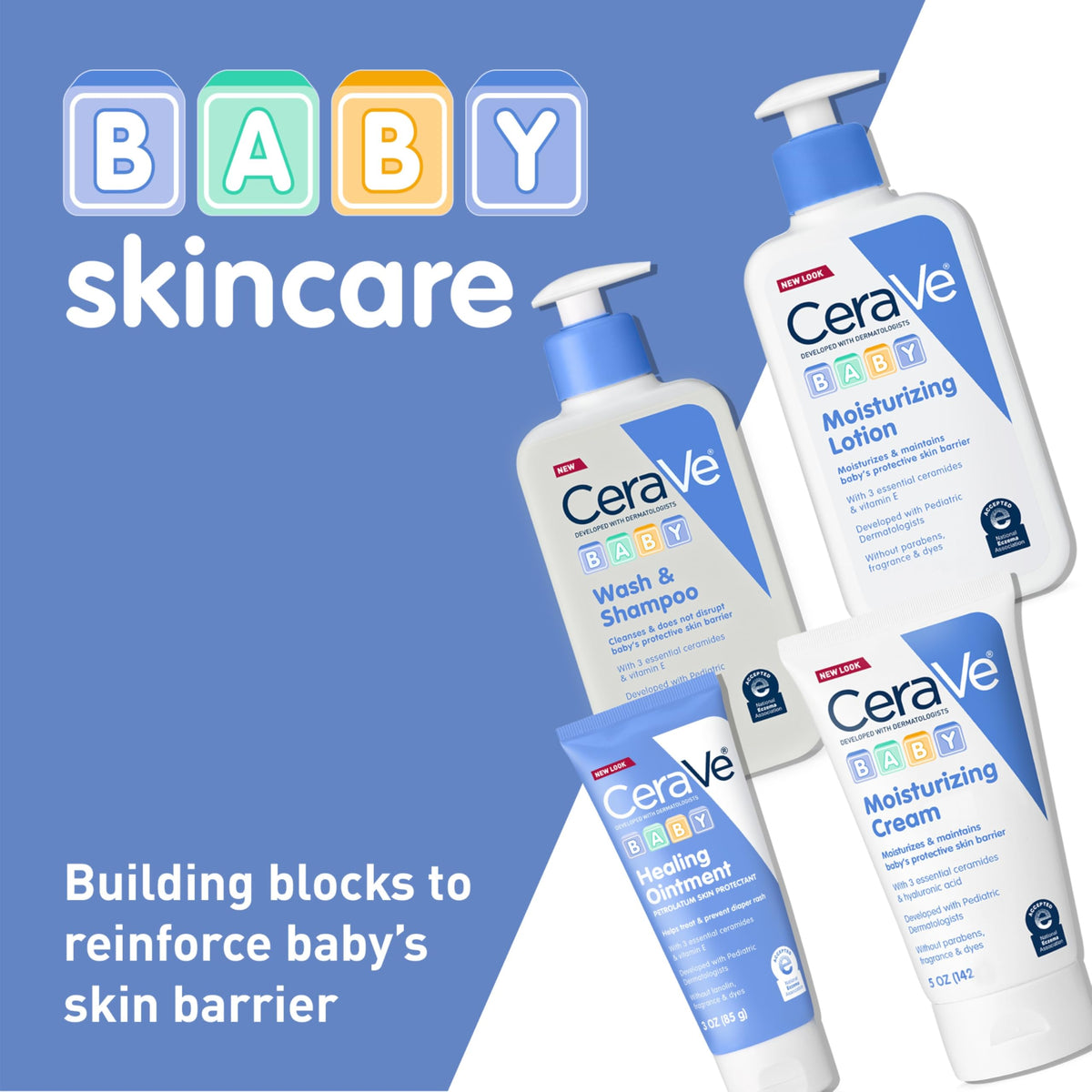CeraVe shampoo being applied to toddler hair for tear-free wash