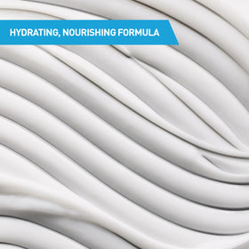 CeraVe before-and-after scalp photo illustrating reduced flakes and comfort benefit