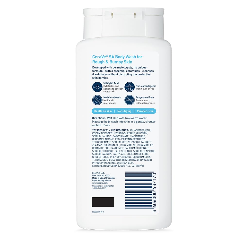 CeraVe bottle next to ruler showing 10 ounce scale for portioning