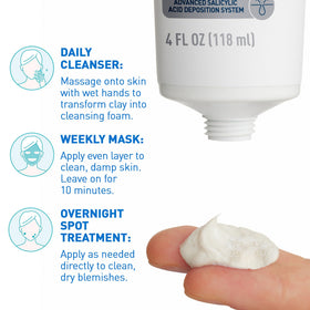 CeraVe next to a coin and hand showing the 4oz tube scale