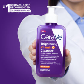CeraVe bottle placed beside visual ceramide elements indicating barrier support