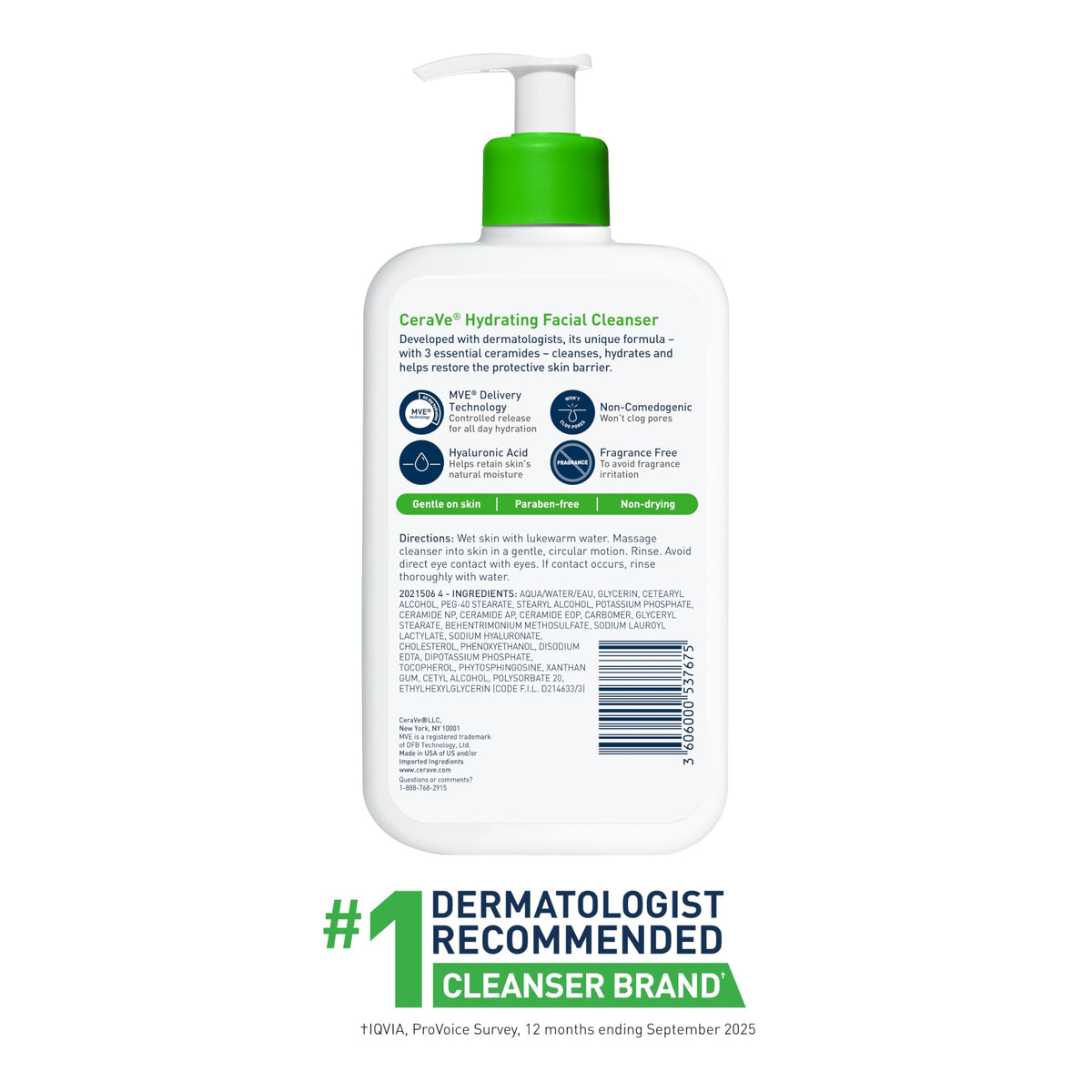 CeraVe cleanser in bathroom setting showing gentle daily use context