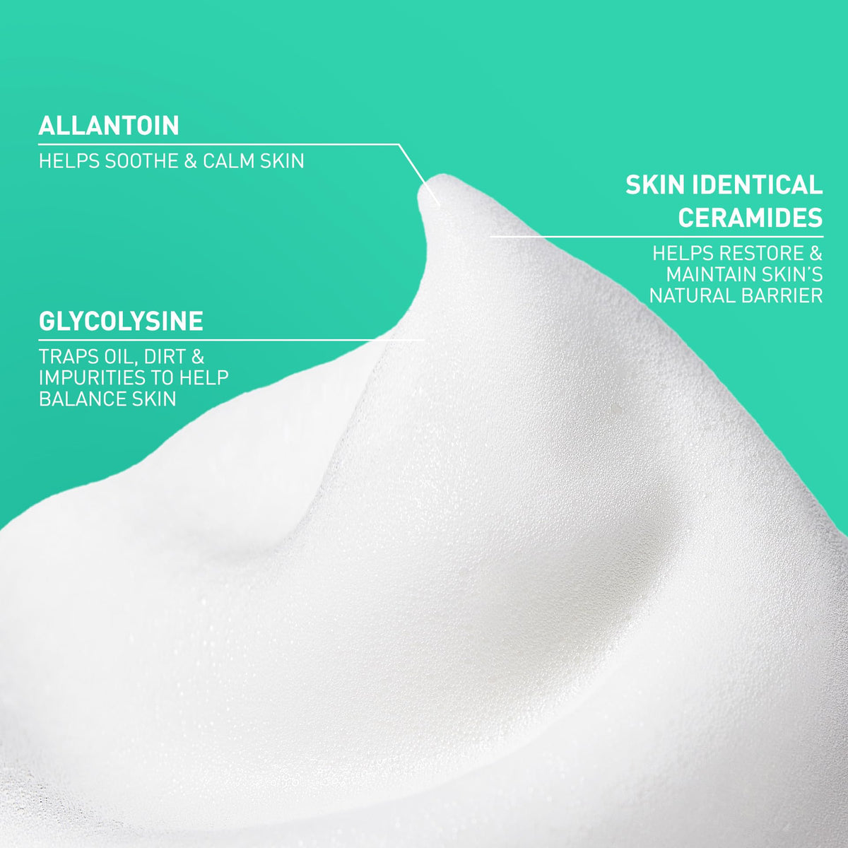 CeraVe ingredient label highlighting three ceramides and benefits