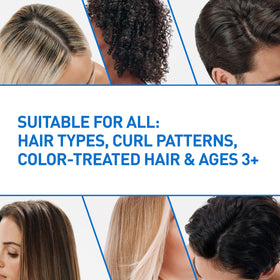 CeraVe conditioner applied to wet hair showing easy detangling benefit