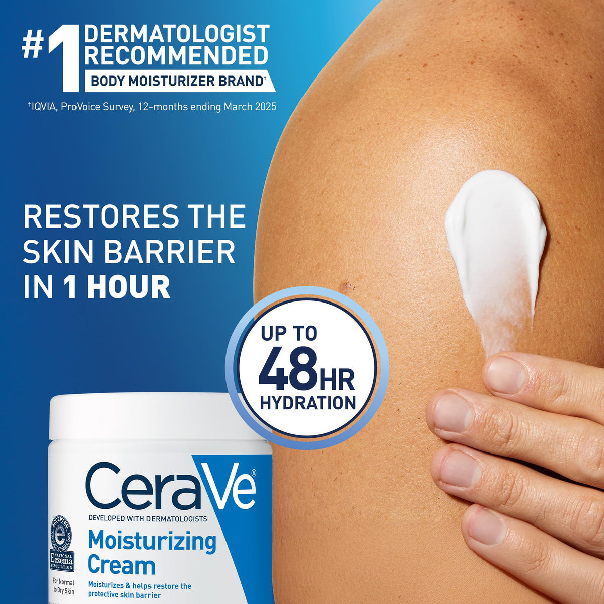 CeraVe ingredient visual highlighting ceramides for barrier support