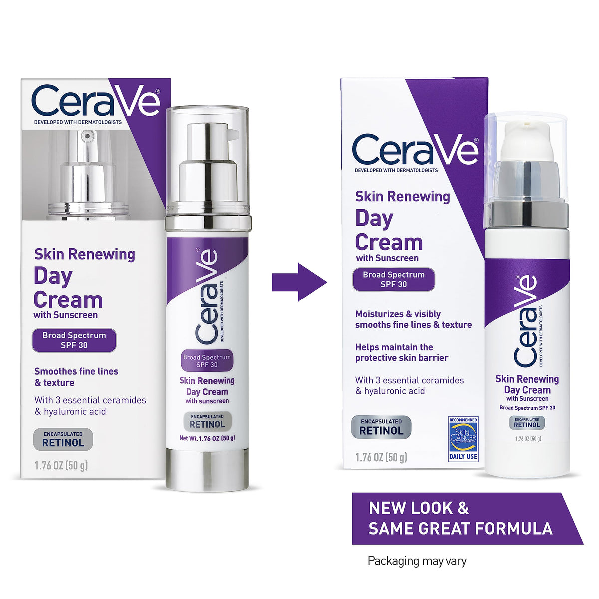 CeraVe cream texture close-up highlighting smooth consistency and quick absorption benefit