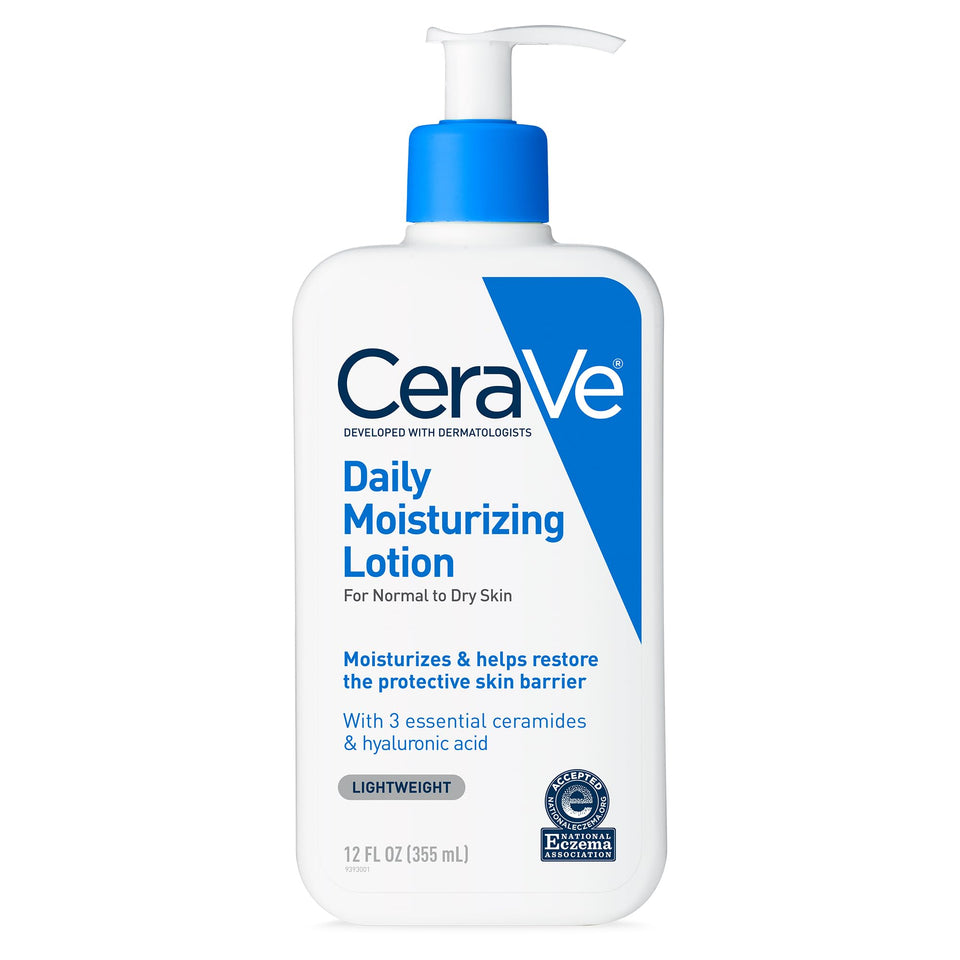 CeraVe front packaging showing clean label and pump for easy use