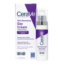 CeraVe day cream front tube showing label and size, clear product identity benefit