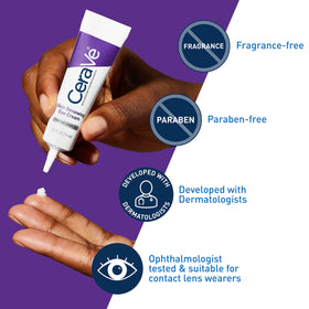 CeraVe hand application demonstrating lightweight spread and quick absorption