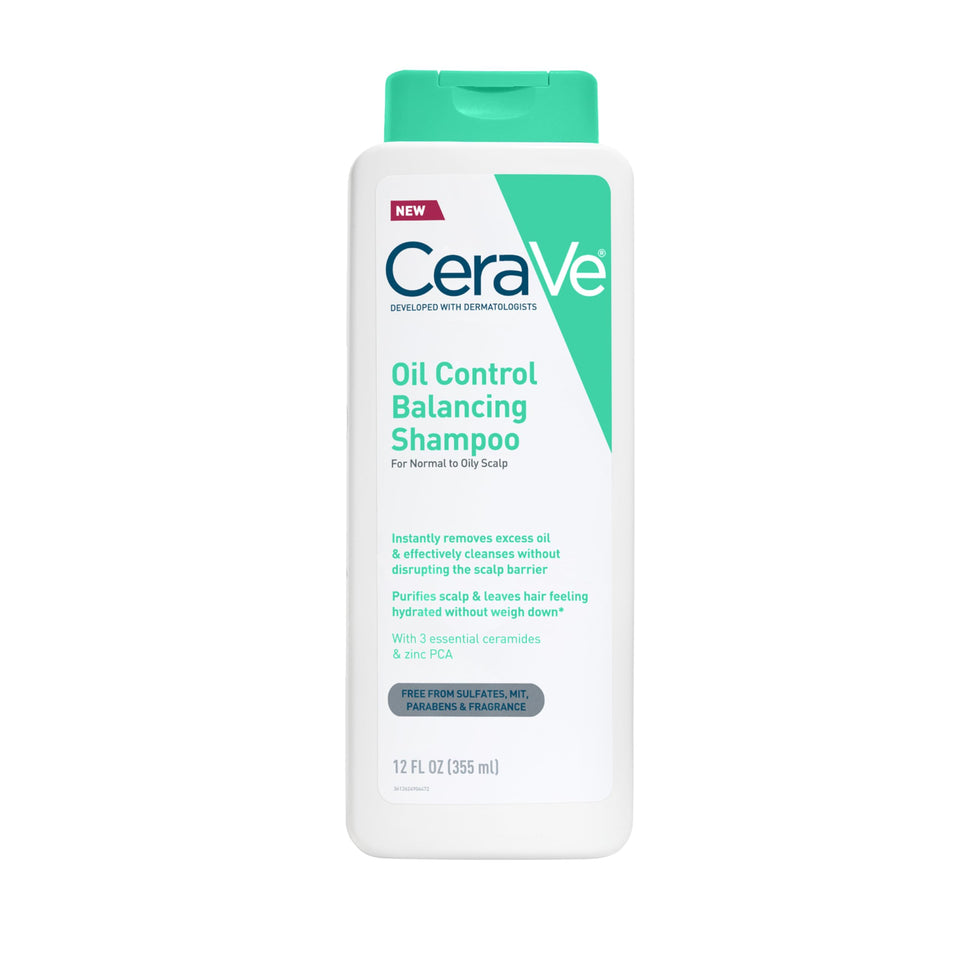 CeraVe front bottle showing product branding and clarifying benefit