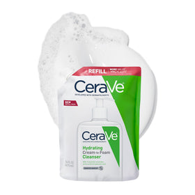 CeraVe refill packaging front view showing size and eco benefit
