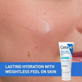 CeraVe gel texture close-up demonstrating smooth, fast-absorbing hydration
