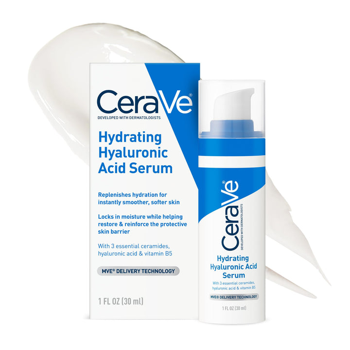 CeraVe bottle front packaging showing label and benefit