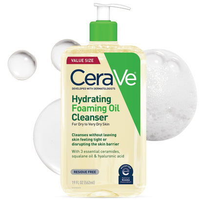 CeraVe front bottle showing label and clean design, promotes gentle cleansing