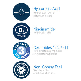 CeraVe toner on cotton pad ready to remove impurities and hydrate