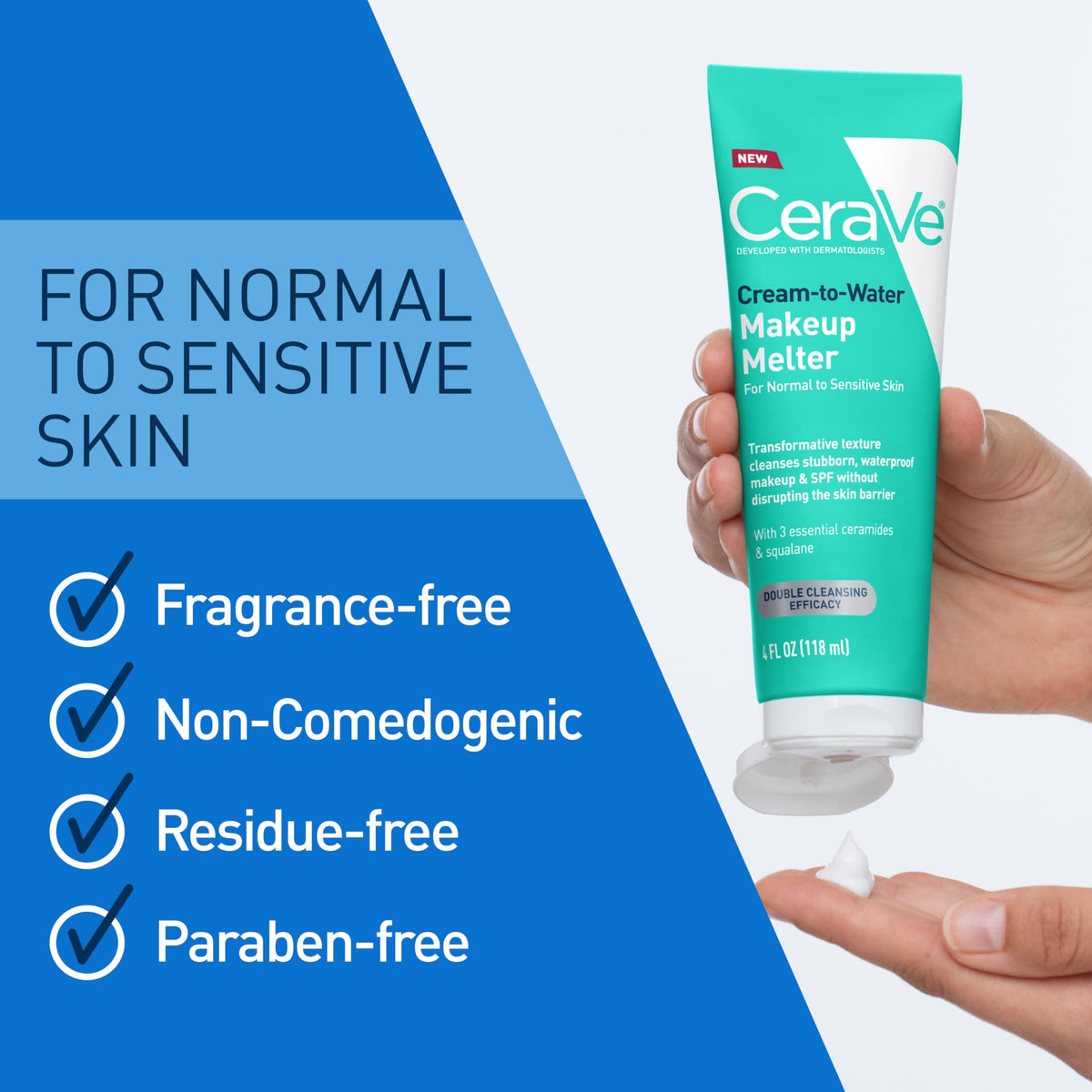 CeraVe ingredient focus on squalane and ceramides supporting barrier health