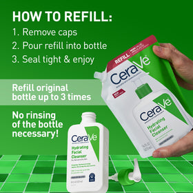 CeraVe ingredient label with ceramides and hyaluronic acid for barrier support