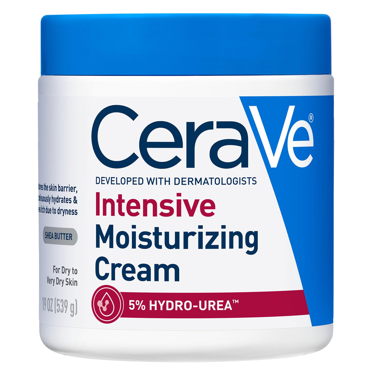 CeraVe tub front view showing product and benefits