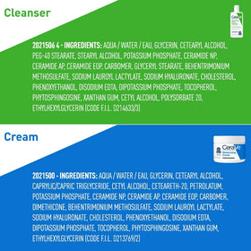 Hand holding 12oz CeraVe cream to show scale and travel-friendly portion