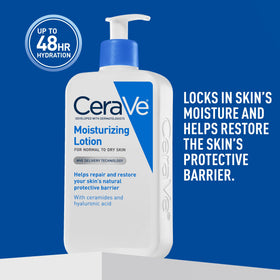 CeraVe applied to forearm showing visible smoothness and hydration