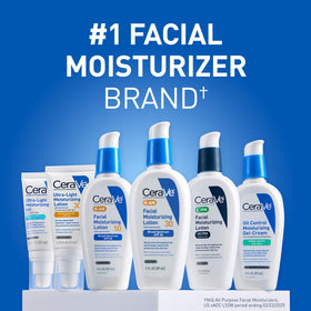 CeraVe matte finish on skin comparing shine reduction