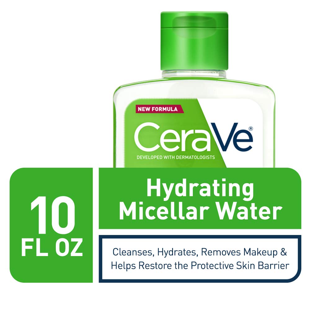 CeraVe clear micellar water close-up texture highlighting gentle hydration