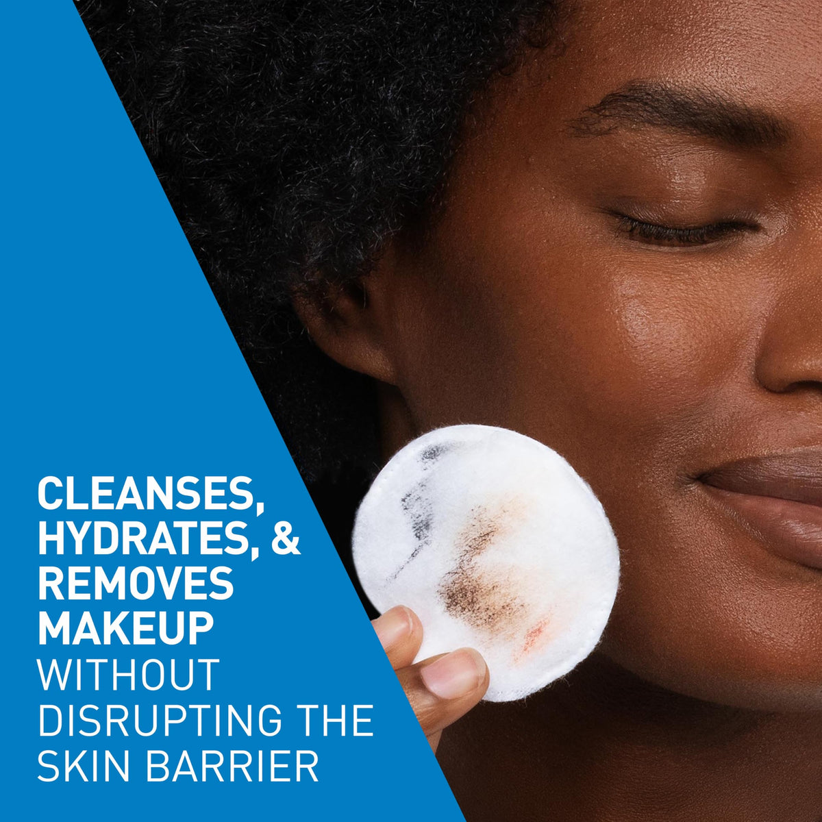 CeraVe micellar water texture pouring from bottle for lightweight hydration
