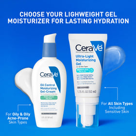 CeraVe pump dispensing gel, showing easy application and precise dosing benefit