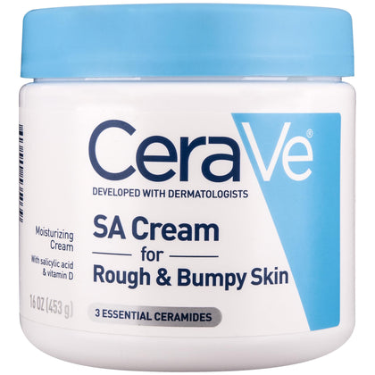 CeraVe front jar showing product packaging and easy dispensing benefit