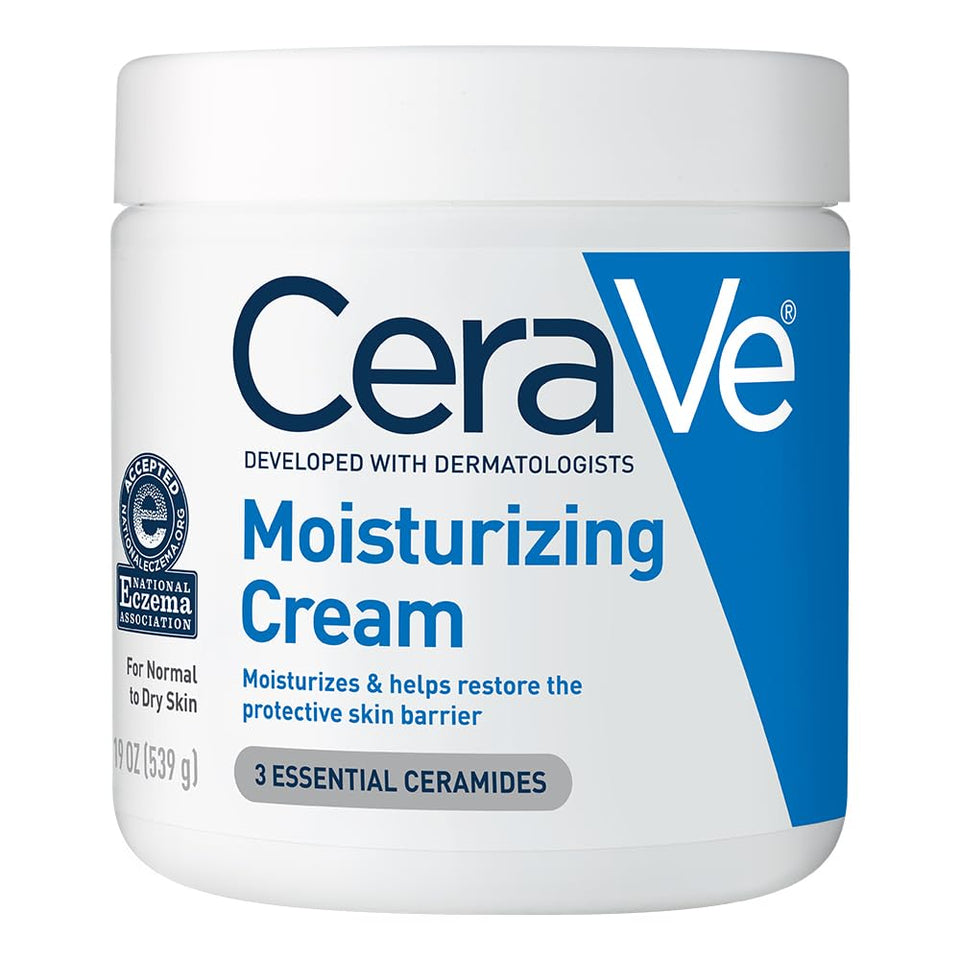 CeraVe front tub image showing product and benefits