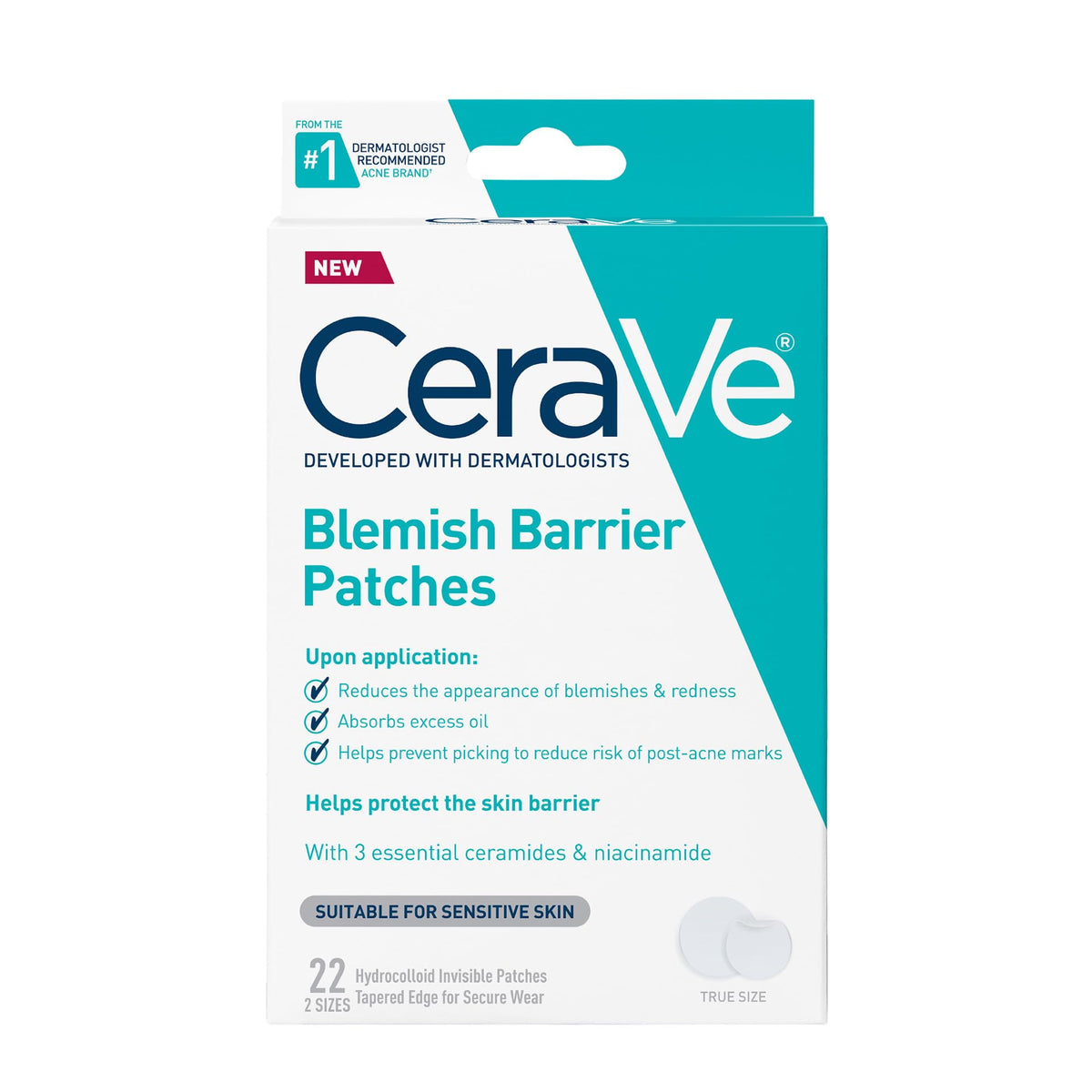 CeraVe front packaging showing product and benefits for quick identification