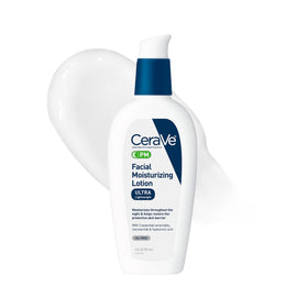 CeraVe front packaging showing clean bottle and label, clarifies product use