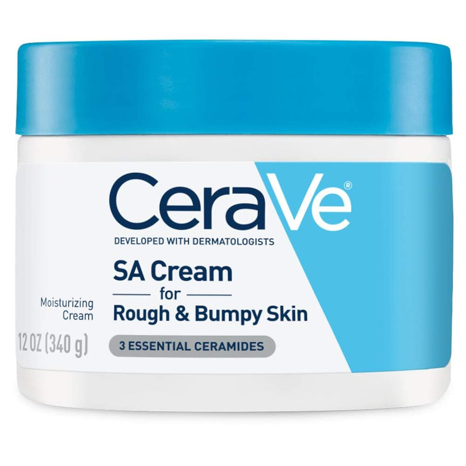 CeraVe jar front view showing label and size, promotes gentle exfoliation benefit