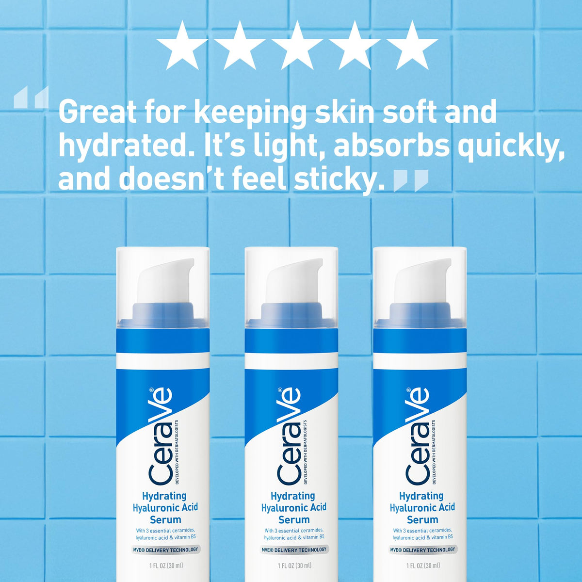 CeraVe dropper dispensing clear serum for controlled application