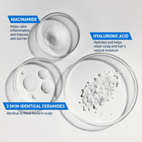 CeraVe shampoo bottle paired with conditioner for complete routine