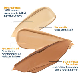 CeraVe applied on hand demonstrating easy blend and immediate glow