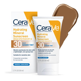 CeraVe sheer tint front packaging showing SPF 30 and benefits