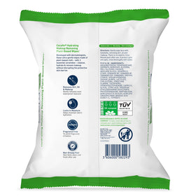CeraVe close-up texture of plant-based wipe displaying softness