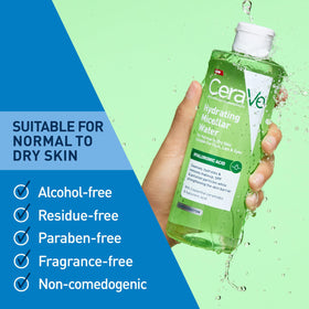 CeraVe held in hand to illustrate 13 oz scale and travel-friendly size