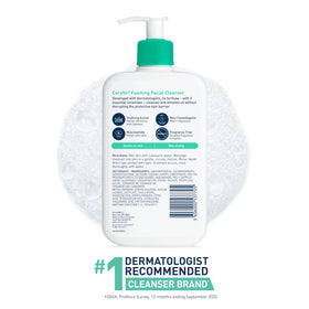 CeraVe bottle held in hand illustrating 19 oz scale and value
