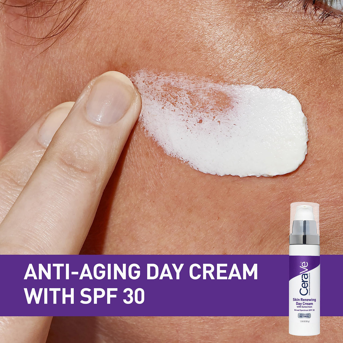 CeraVe SPF 30 pump dispensing cream for easy application and controlled dosing benefit