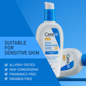 CeraVe 3 ounce tube beside common items to show compact size