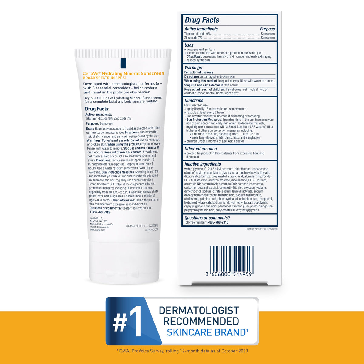 CeraVe lotion spread on face and neck demonstrating even coverage and protection