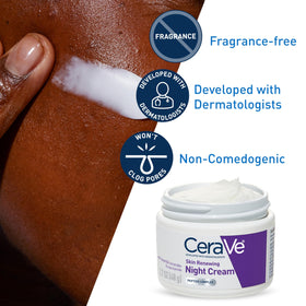 CeraVe cream texture close-up highlighting smooth, non-greasy finish