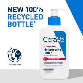 CeraVe creamy lotion texture close-up demonstrating fast absorption