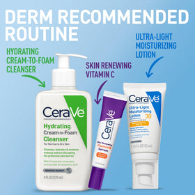 CeraVe 1.7 oz tube beside everyday items for size reference